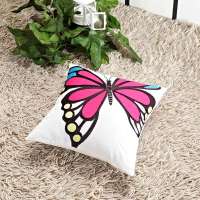 堂皇家纺/TEVEL 床上用品办公室床头沙发多功能靠垫抱枕(彩蝶飞)40*40