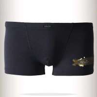 忍者超细莫代尔平角裤中腰男士内裤咖啡(XXL)HNN0112A