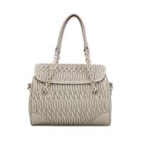 浪美立体褶皱系列手提斜挎包LMD12S008A卡其