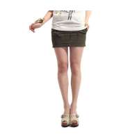 婉甸军绿短裙1111116400(绿/L)