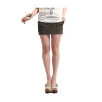 婉甸军绿短裙1111116400(绿/S)