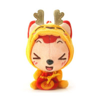 阿狸变装毛绒挂件-福袋小龙