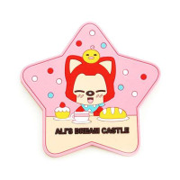 阿狸星形创意杯垫-甜点
