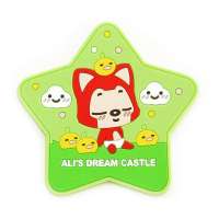 阿狸星形创意杯垫-心晴