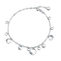 周生生 Pt950铂金铂金心影系列手链 23厘米42881B