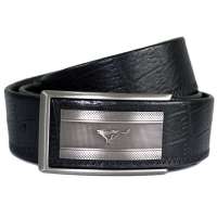 七匹狼男士平滑扣皮带71390205000