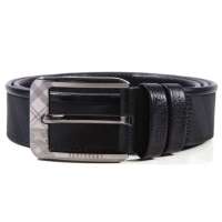 Baneberry头层牛皮双层针扣荔枝纹男士腰带8900223