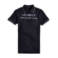 Cendile圣迪勒 春装秒杀新款前卫T恤T604(黑色/M)