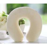 喜布诺家纺慢回弹舒适U型旅行圈枕米色30*29*9CM