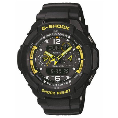 卡西欧CASIO手表G-SHOCK系列多功能电波男表GW-3500B-1A