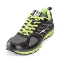 鸿星尔克男常规跑鞋11131111-27(黑/青苹绿39)