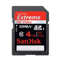 SANDISK(闪迪)Extreme(4G)HD Video存储SD卡
