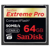 SANDISK(闪迪)ExtremePro(64G)至尊超极速CF存储卡(90M/S)