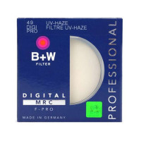 B+W 49mm(SIL-MRC-UV) 银色多层镀膜UV滤镜