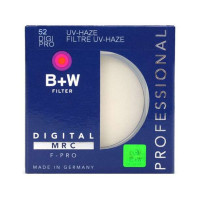 B+W 52mm(SIL-MRC-UV) 银色多层镀膜UV滤镜