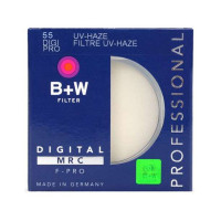 B+W 55mm(SIL-MRC-UV) 银色多层镀膜UV滤镜
