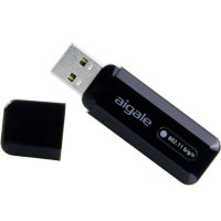 海联达(aigale)N300极风迷你无线网卡(黑色)AI-U200 B