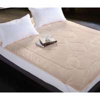 棉朵家纺远红外床垫驼色1.8米