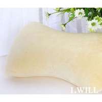 艾维家纺慢回弹休闲午睡枕黄30*19*11cm