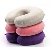 棉朵家纺缤纷U型枕紫