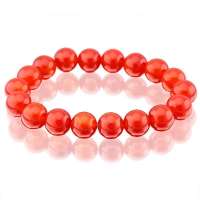 易燃火山天然红玛瑙手链串珠10MMGB0001Y2