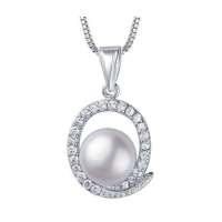 易燃火山天然珍珠项链CP0559PL