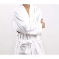 维科纯棉舒适浴衣白KYY-01