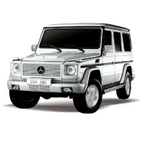 星辉1:24奔驰G55 30500
