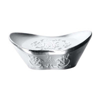 钻石凤凰 千足999银元宝大号1000克AG0018