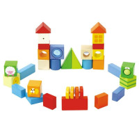 木马智慧炫彩感官积木26022
