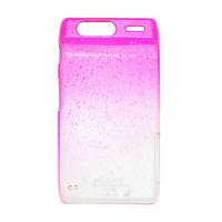 imak保护壳渐变雨露摩托XT910XT912(红)