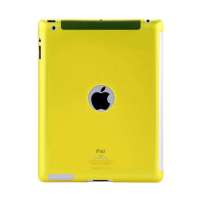 哈密瓜0.8MM超薄磨砂ipad2后壳HM0279黄