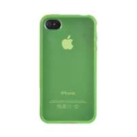哈密瓜不变形防滑边框iphone4保护套HM0095绿