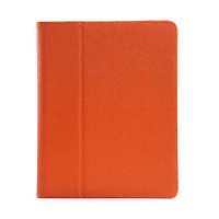 哈密瓜牙签纹智能休眠ipad2/3保护套HM8041橙