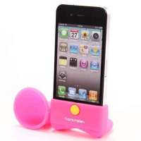 哈密瓜 扩音器 喇叭底座 iphone4/4S HM0288 桃红