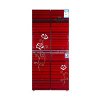 韩电冰箱BCD-388CV4(横纹红)