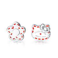 周生生 925银 Hello Kitty耳环 68599e