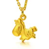 周生生 黄金(足金)吉祥马吊坠 26621p