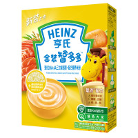 Heinz亨氏金装智多多强化DHA+AA三文鱼胡萝卜配方营养米粉200g 宝宝辅食