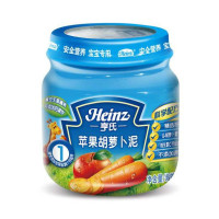亨氏苹果胡萝卜泥113g*12瓶
