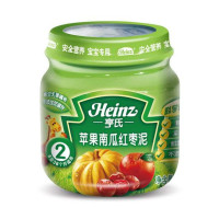 亨氏苹果南瓜红枣泥113g*12瓶