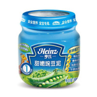 亨氏甜嫩豌豆泥113g*12瓶