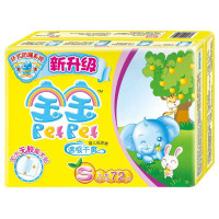 菲比PetPet宝宝速吸干爽婴儿纸尿裤S72片