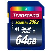创见(Transcend)64G(CLASS10)SDXC存储卡