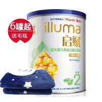 Wyeth illuma惠氏启赋2段(6-18个月)较大婴儿和幼儿配方奶粉400g罐装