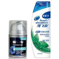 吉列活能深层滋养霜50ml得海飞丝200ml