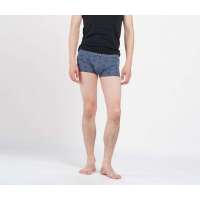 猫人男士柔软舒适平角裤三条装均色(L)MDSDK111