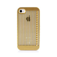 Wirelessor保护壳欲望系列iphone4/4s金色+透明W-217