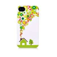 道瑞(x-doria)EngageIcon梦工场系列iPhone4/4S保护壳(绿色田园)