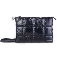 snowkids MacbookPro13寸电脑包 黑银配色羽绒服设计风格